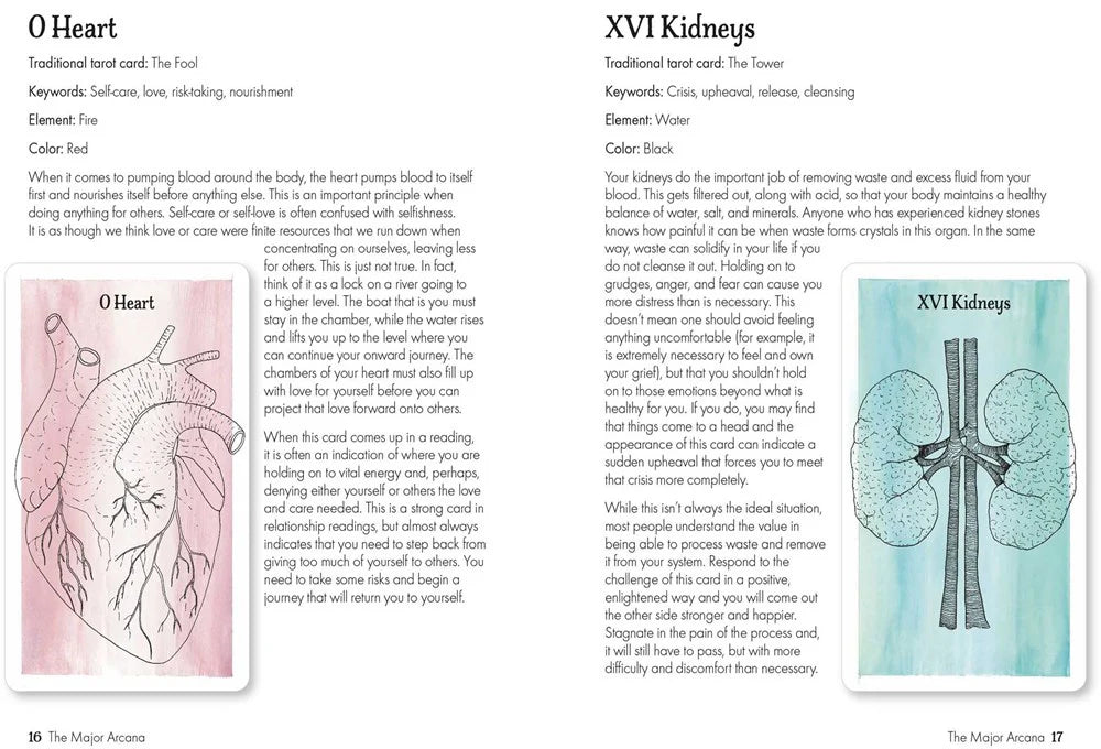Le tarot du corps