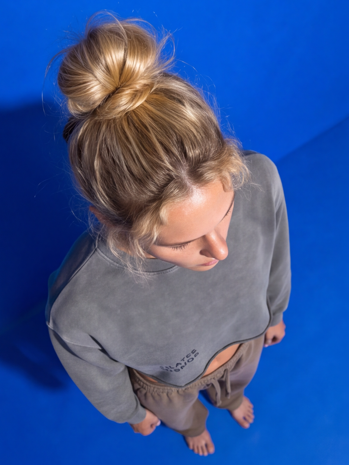 Cotton Cropped Sweat