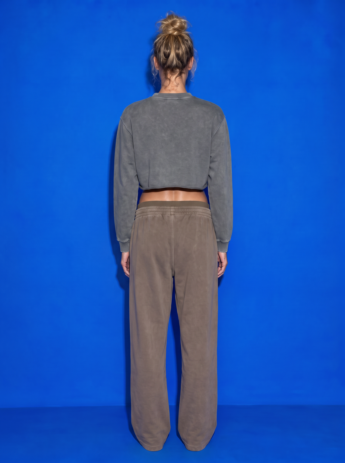 Cotton Cropped Sweat