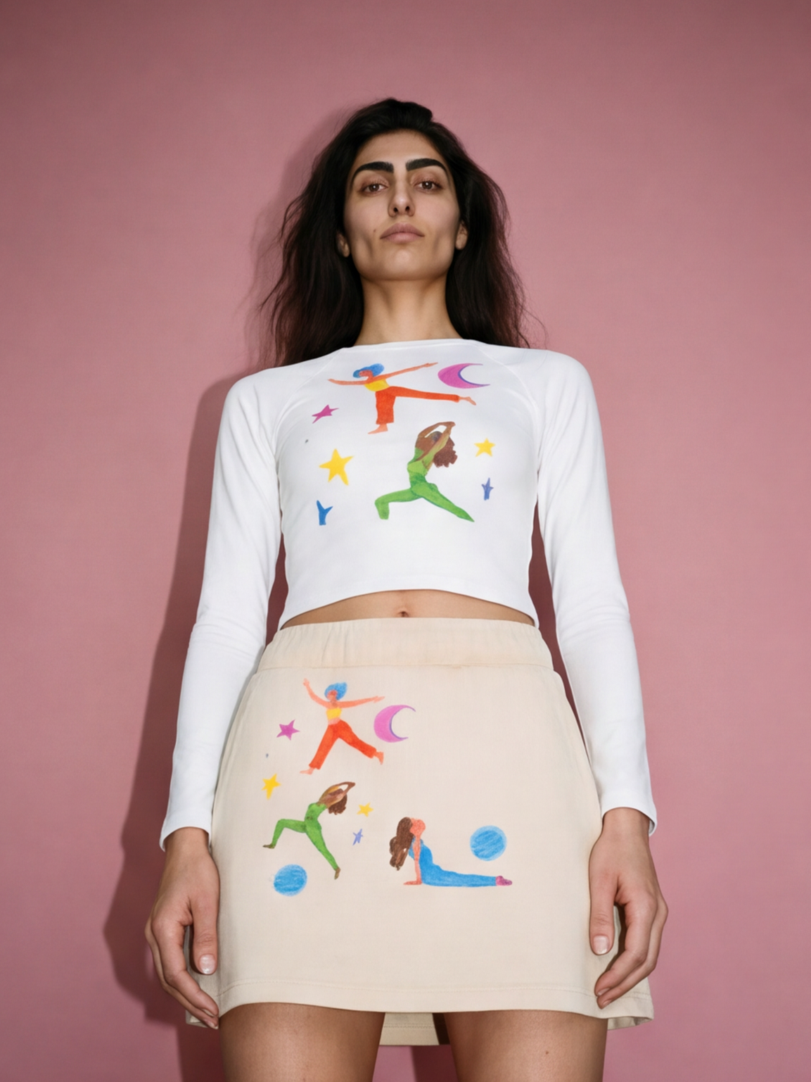 Cosmos Cotton Skirt